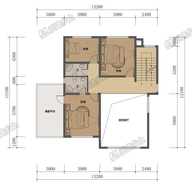 三層現(xiàn)代別墅設(shè)計(jì)，帶室外車庫與挑空客廳，實(shí)用美觀！