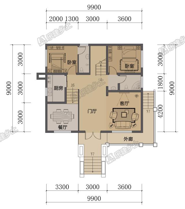 二層鄉(xiāng)村住宅設(shè)計(jì)方案，打破傳統(tǒng)，賦予新的美感！