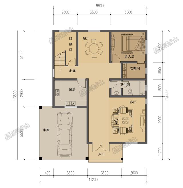 別小看這款美式風(fēng)格二層別墅設(shè)計(jì)，舒適度可絲毫不減！