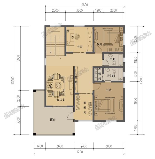 別小看這款美式風(fēng)格二層別墅設(shè)計(jì)，舒適度可絲毫不減！