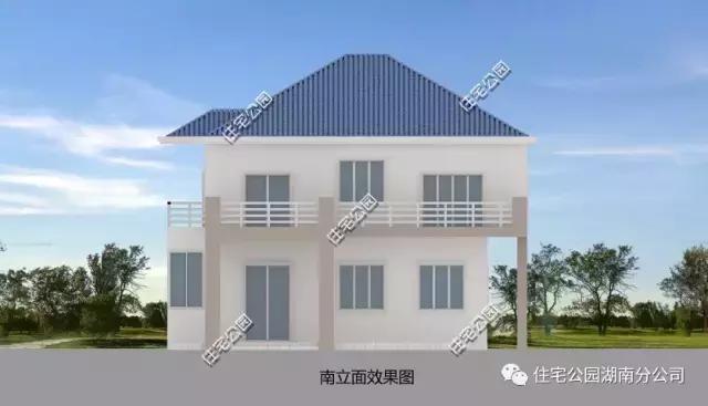 農(nóng)村自建二層實用小洋樓設(shè)計，外觀精致，布局合理！