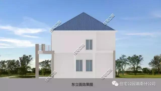 農(nóng)村自建二層實用小洋樓設(shè)計，外觀精致，布局合理！