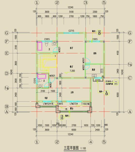 農(nóng)村自建房要點(diǎn)，自建別墅設(shè)計(jì)完整施工套圖！