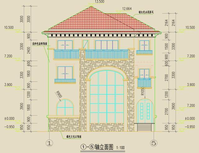 農(nóng)村自建房要點(diǎn)，自建別墅設(shè)計(jì)完整施工套圖！
