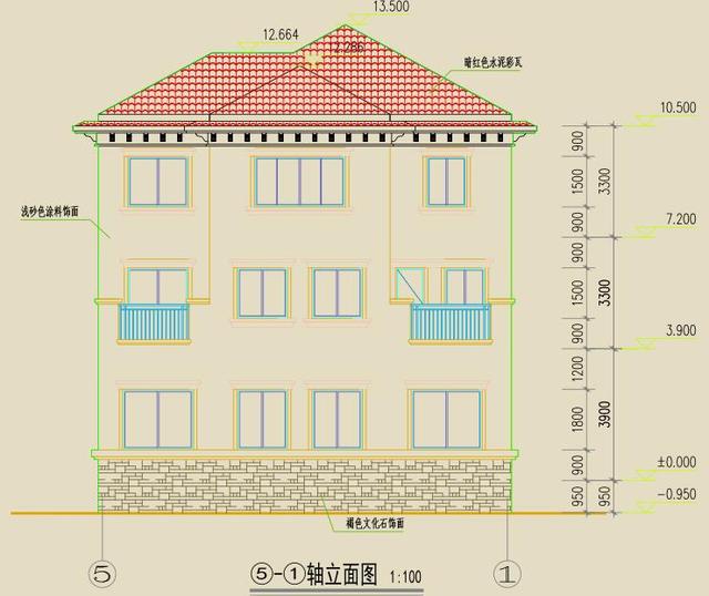 農(nóng)村自建房要點(diǎn)，自建別墅設(shè)計(jì)完整施工套圖！