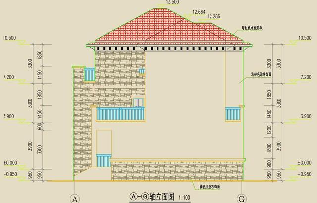 農(nóng)村自建房要點(diǎn)，自建別墅設(shè)計(jì)完整施工套圖！