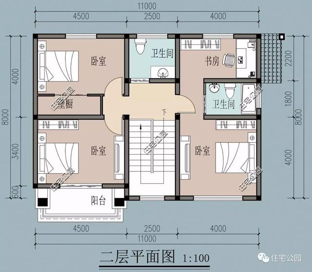 96平農(nóng)村小別墅設(shè)計圖，柴火做飯樣樣都行，15萬能建好嗎？