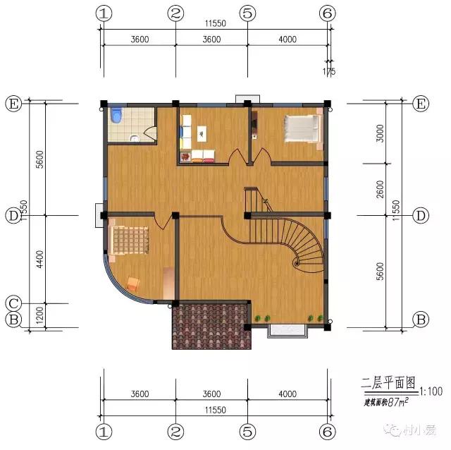 12×20米四層自建別墅設(shè)計(jì)圖，行走于鄉(xiāng)村的建筑設(shè)計(jì)！