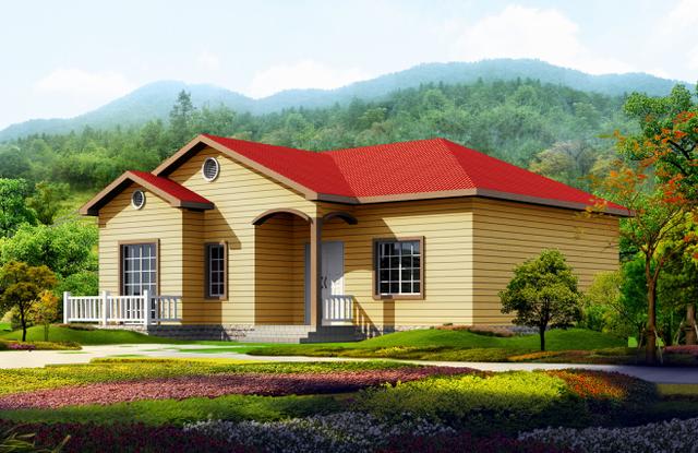 自建單層小別墅設(shè)計(jì)，戶型設(shè)計(jì)合理！