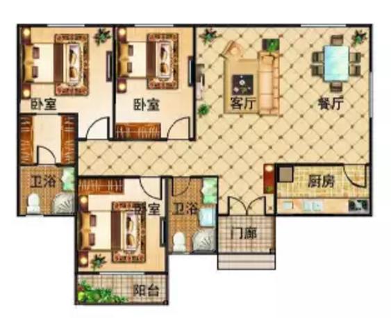 自建單層小別墅設(shè)計(jì)，戶型設(shè)計(jì)合理！