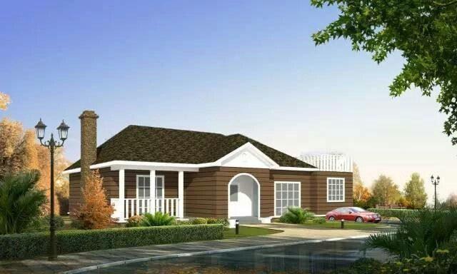 北方農(nóng)村自建單層小別墅設(shè)計(jì)圖，美到不能呼吸！