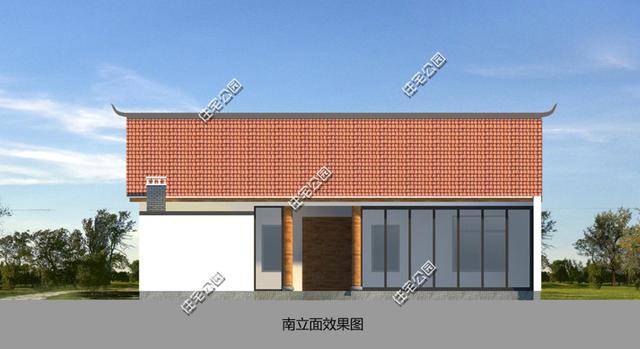 自建單層鄉(xiāng)村合院設(shè)計(jì)，12萬所有都齊全了！