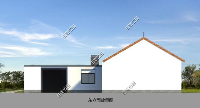 自建單層鄉(xiāng)村合院設(shè)計(jì)，12萬所有都齊全了！