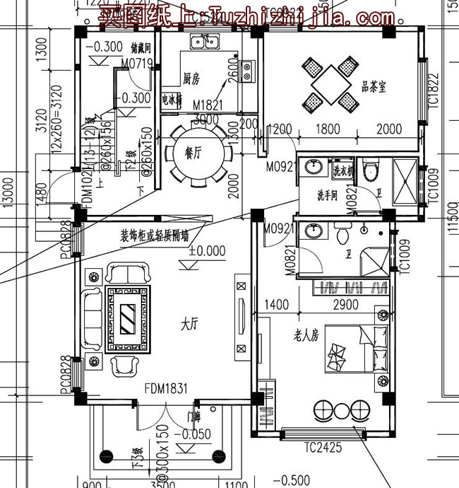 135平三層農(nóng)村樓房設(shè)計圖及效果圖，造價20萬左右