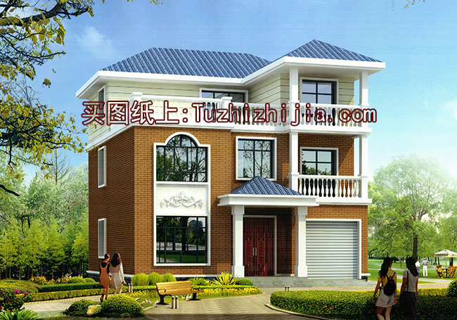 130平左右三層樓房設(shè)計(jì)圖，新農(nóng)村住宅自建推薦