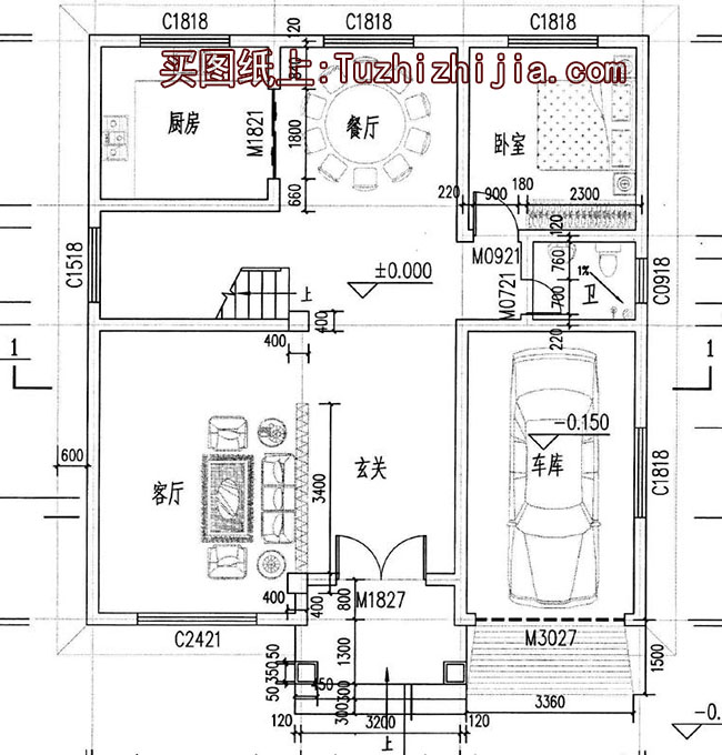 130平左右三層樓房設(shè)計(jì)圖，新農(nóng)村住宅自建推薦