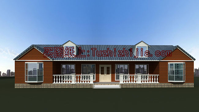 一層農(nóng)村房子設(shè)計(jì)圖，含外觀(guān)效果圖，自建推薦戶(hù)型