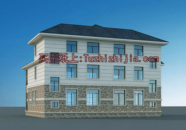 兄弟兩戶雙拼房屋設(shè)計(jì)圖及外觀圖片，戶型合理