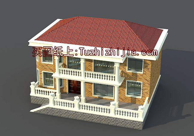 四間兩層樓房設計圖，含外觀圖片