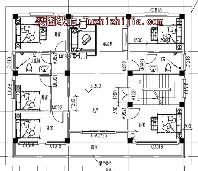 新中式二層別墅設(shè)計(jì)圖，現(xiàn)代中式別墅外觀效果圖