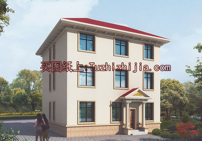 農(nóng)村自建房設(shè)計(jì)圖，三層房屋設(shè)計(jì)圖及效果圖