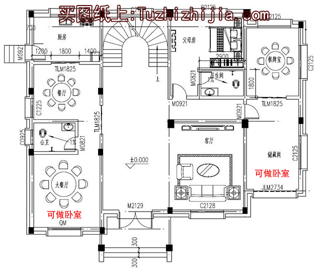 四層豪華別墅設計圖及效果圖，高端房屋設計方案