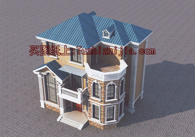 115平漂亮的三層別墅設(shè)計方案，外觀圖片大氣、精致