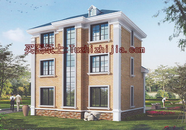 115平漂亮的三層別墅設(shè)計方案，外觀圖片大氣、精致