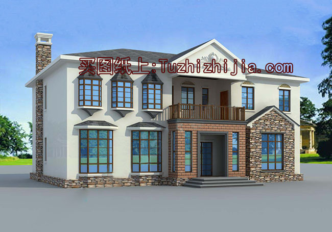 新古典中式風(fēng)格別墅設(shè)計圖，全套施工圖+效果圖