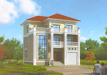 20萬農(nóng)村自建三層別墅設計圖，外觀美觀，戶型實用