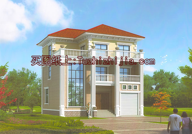 20萬農(nóng)村自建三層別墅設(shè)計(jì)圖，外觀美觀，戶型實(shí)用