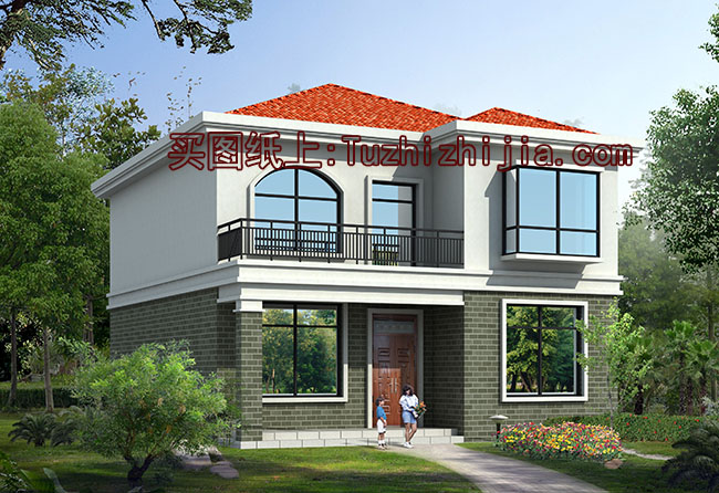 農(nóng)村15萬元二層小樓圖，經(jīng)濟(jì)實(shí)用小別墅設(shè)計(jì)圖