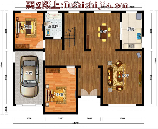 農(nóng)村二層半別墅圖片大全，二層半別墅設(shè)計圖推薦
