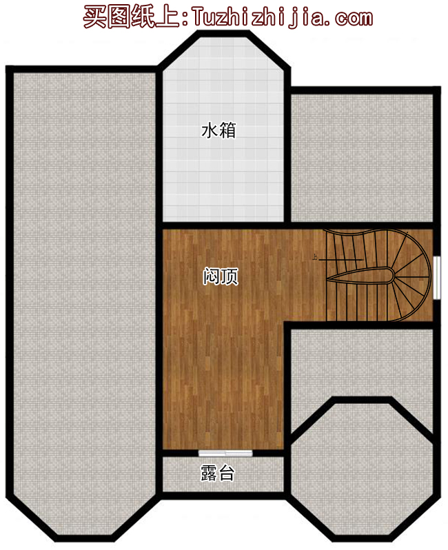 農(nóng)村二層半樓房設(shè)計(jì)圖及效果圖，歐式風(fēng)格