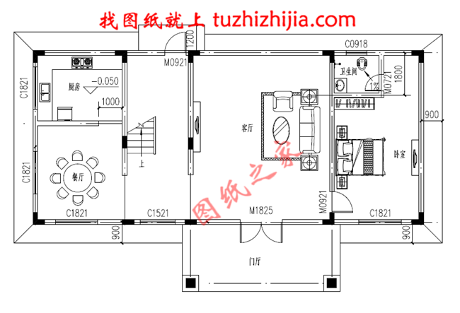 時(shí)尚大方的農(nóng)村二層自建房屋設(shè)計(jì)圖紙，占地120平米左右