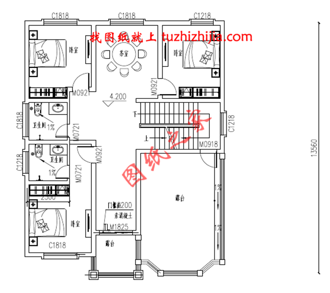 二層自建房屋設(shè)計(jì)圖，帶小院，帶地下室，外觀現(xiàn)代、時(shí)尚，內(nèi)部布局合理