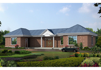 一層三合院自建房屋設(shè)計的圖紙，建筑面積200平米左右，造價15-20萬