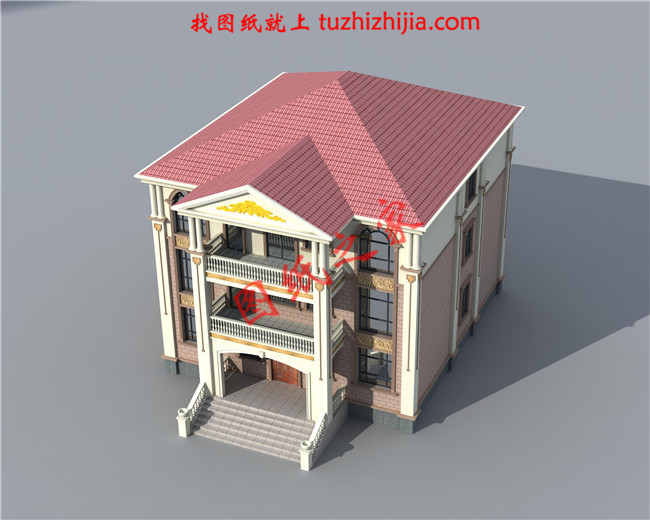 三層農(nóng)村小別墅設(shè)計(jì)圖，占地200平米，陽光大氣