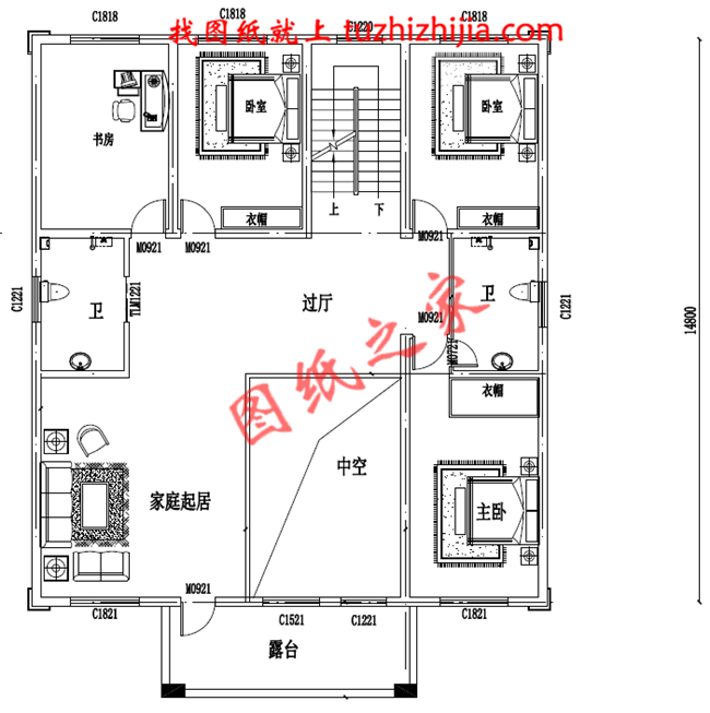 三層農(nóng)村小別墅設(shè)計(jì)圖，占地200平米，陽光大氣