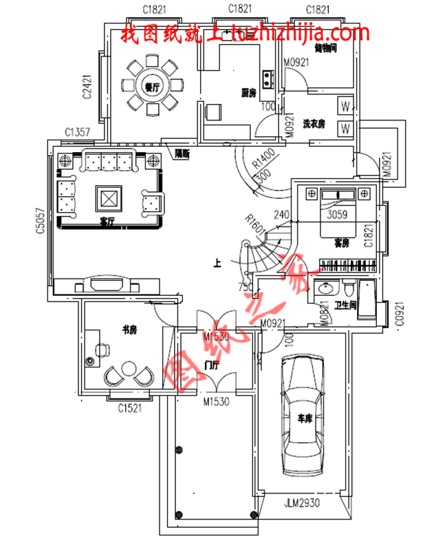 帶車庫(kù)三層農(nóng)村小別墅設(shè)計(jì)圖，最新的設(shè)計(jì)，款式新穎