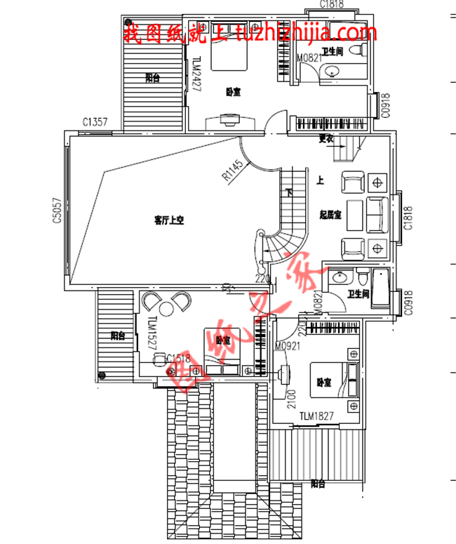帶車庫(kù)三層農(nóng)村小別墅設(shè)計(jì)圖，最新的設(shè)計(jì)，款式新穎