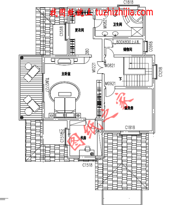 帶車庫(kù)三層農(nóng)村小別墅設(shè)計(jì)圖，最新的設(shè)計(jì)，款式新穎