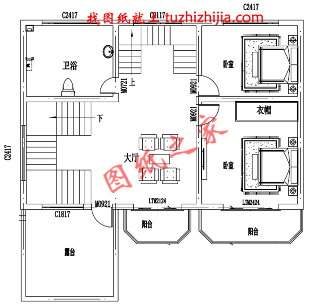 新農(nóng)村三層自建房屋設(shè)計圖，占地120平米，工藝簡單