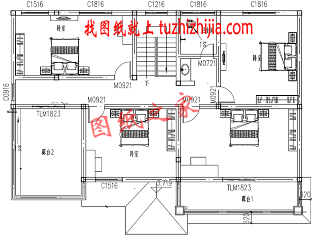 30萬以下的經典二層新農村別墅設計圖紙及效果圖，簡單大氣