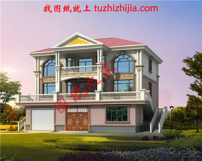 160平米三層別墅設(shè)計圖，功能齊全，外觀漂亮，適合和父母同住