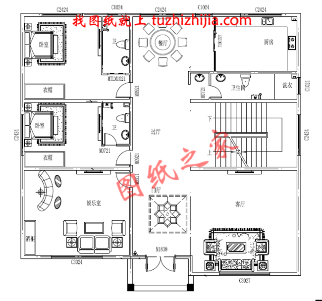 3層新農(nóng)村房屋設(shè)計圖紙及效果圖，寬敞明亮，色彩搭配柔和，平米數(shù)較大
