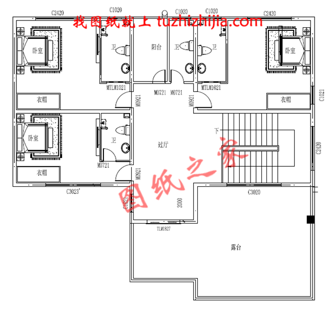 3層新農(nóng)村房屋設(shè)計圖紙及效果圖，寬敞明亮，色彩搭配柔和，平米數(shù)較大