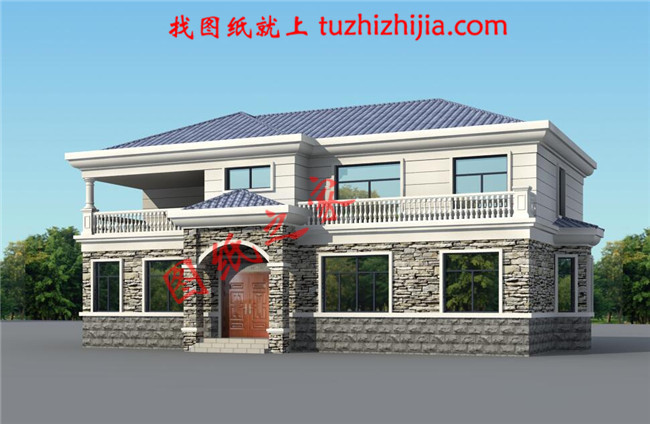 簡約大氣170平米二層別墅設(shè)計圖，戶型布局經(jīng)典、實用，二樓空間利用率高，布局巧妙