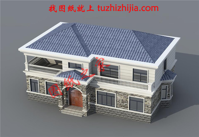 簡約大氣170平米二層別墅設(shè)計圖，戶型布局經(jīng)典、實用，二樓空間利用率高，布局巧妙