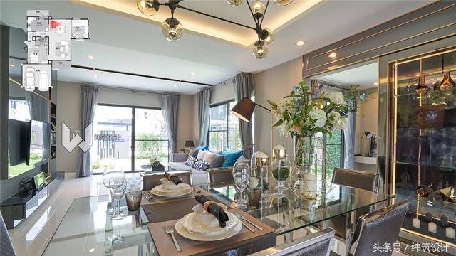 占地僅100平現(xiàn)代二層小別墅圖，地雖小，布局卻很合理